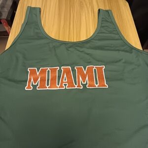 Women's Large Miami Hurricanes Crop Top Nwot